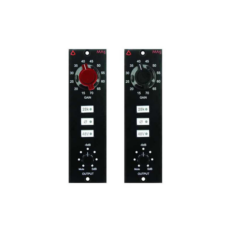 New Avedis Audio MA-5 Stereo Pair Mic Preamp 500 Series Module - MA5 Microphone Preamplifier