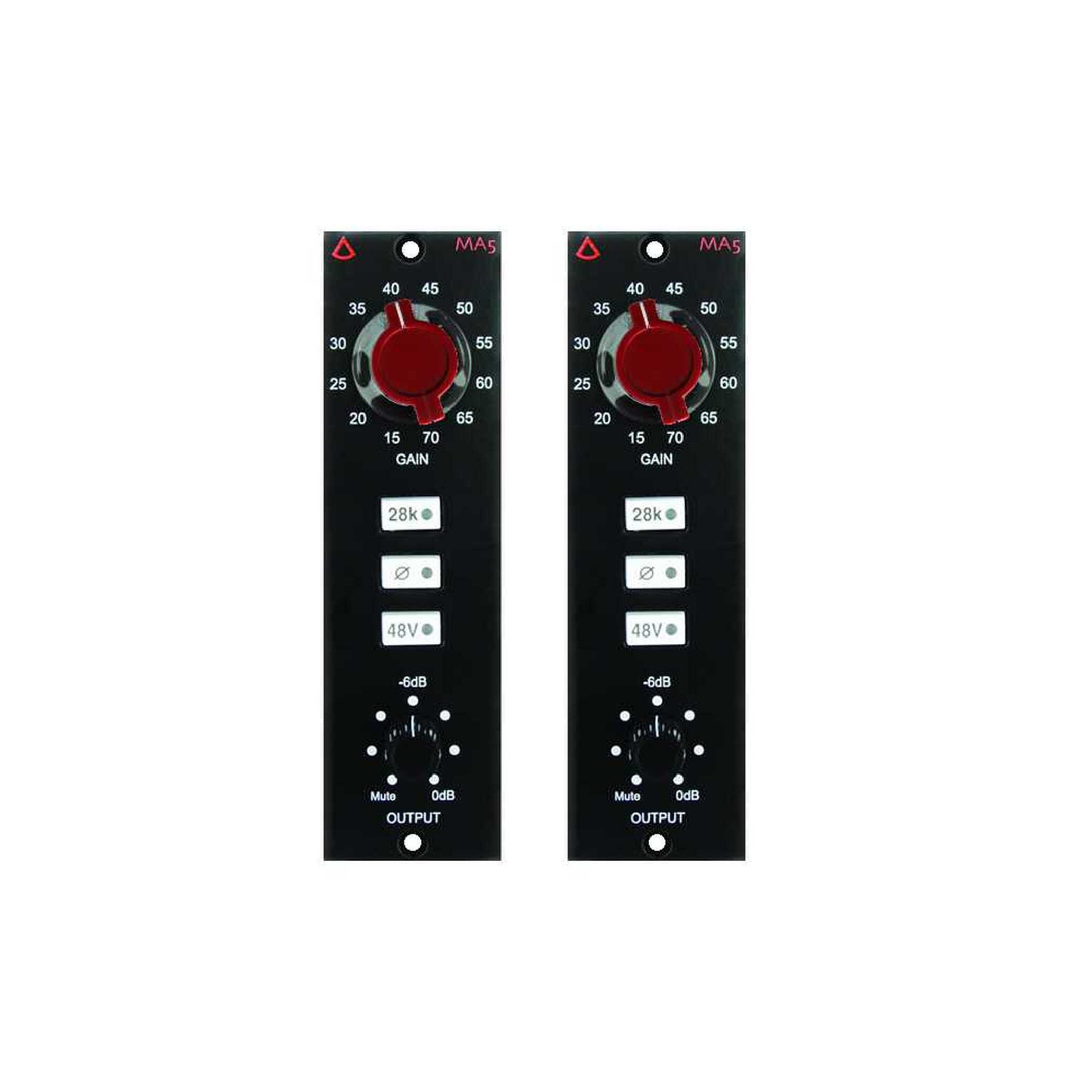 New Avedis Audio MA-5 Stereo Pair Mic Preamp 500 Series Module - MA5 Microphone Preamplifier