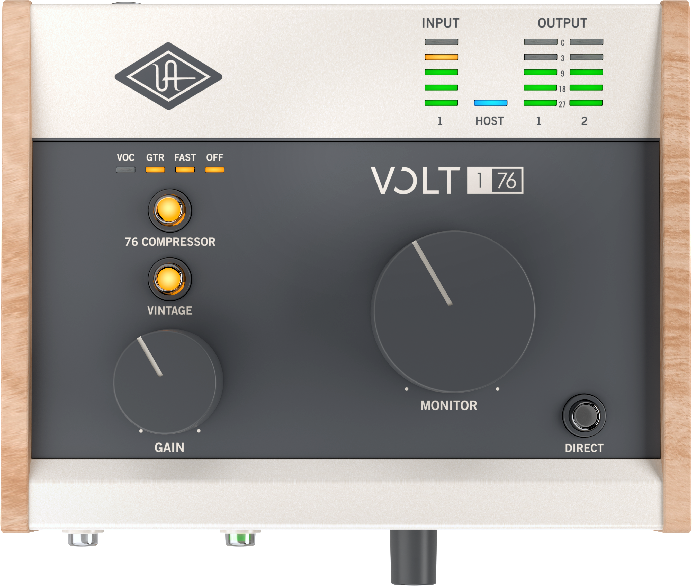 New Universal Audio Volt176 | 1-in/2-out USB 2.0 Audio Interface for Mac/PC | W/Volt Audio Software Suite