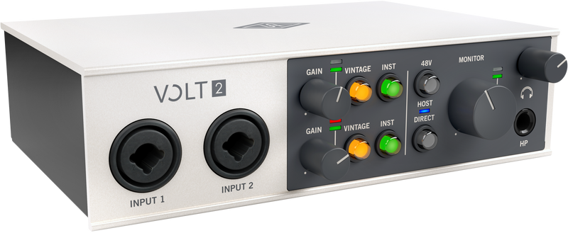New Universal Audio Volt 2 - Volt 2  2-in/2-out USB 2.0 Audio Interface for Mac/PC W/Volt Audio Software Suite