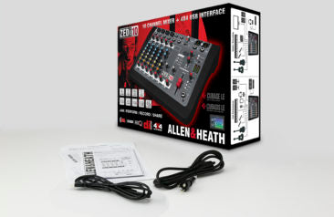 New Allen and Heath ZEDi-10FX - Hybrid compact mixer / 4x4 USB interface w/ FX