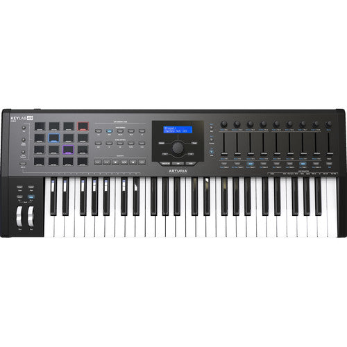 Arturia KeyLab 49 MKII Professional MIDI Semi-Weighted Controller and Software (Black) - Full Warranty!