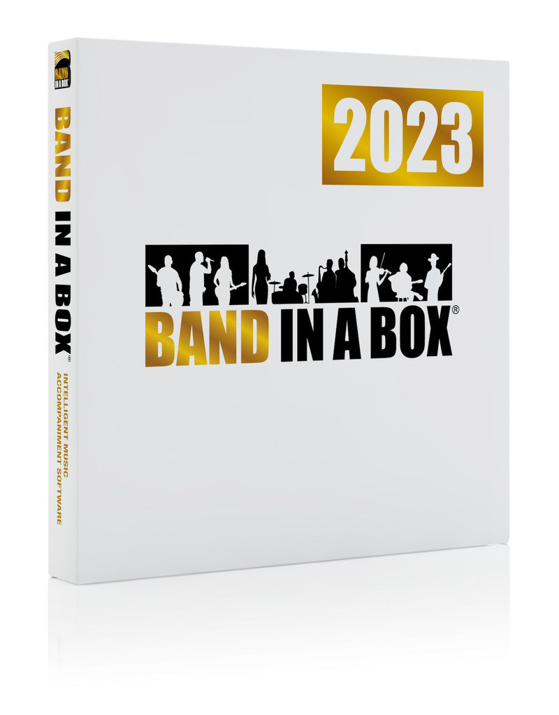 New PG Music Band In A Box 2023 Pro for Windows Software (Download/Activation Card)