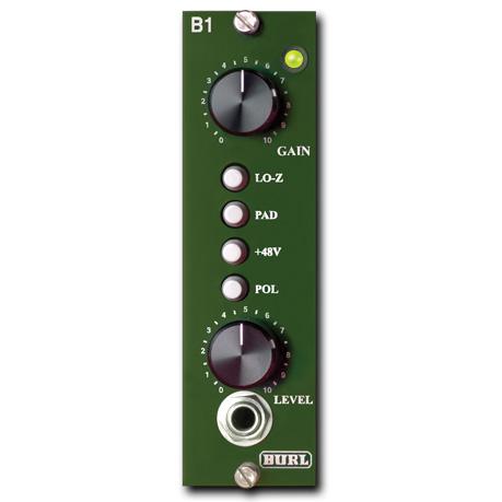 Burl Audio B1 500-Series Mic Preamp/DI Module - Full Warranty!