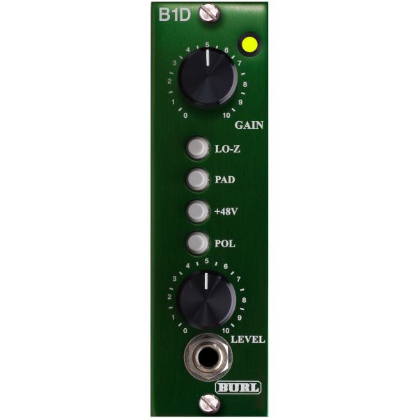 New Burl Audio B1D 500-Series Mic Preamp/DI Module - Bundle