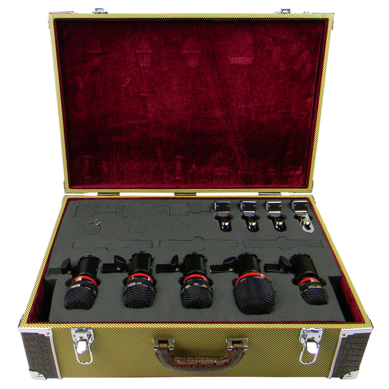 New Avantone Pro CDMK-5 5-Mic Drum Microphone Kit