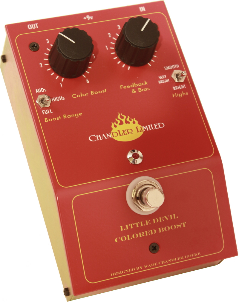 New Chandler Limited Little Devil Colored Boost Distortion Guitar Effects Pedal