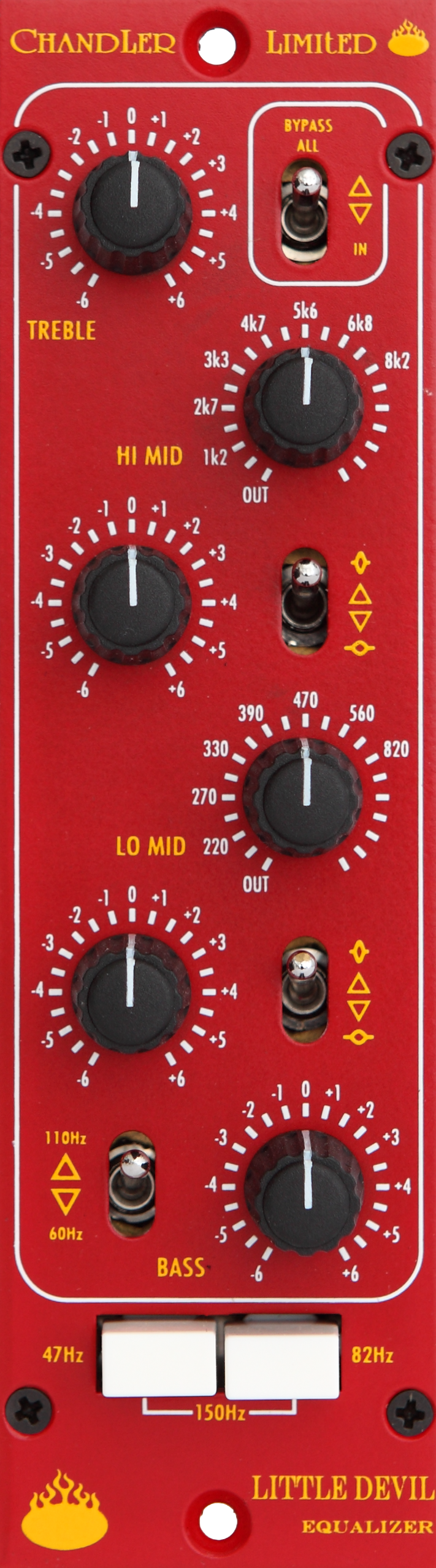 New Chandler Limited Little Devil EQ 500-Series 4-band Parametric Equalizer Module