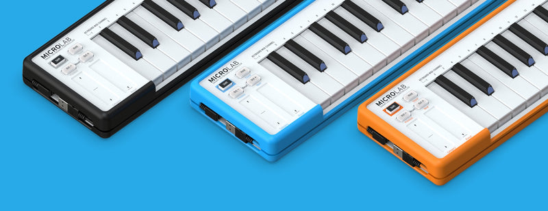 New Arturia MicroLab - Tiny, Smart Controller Keyboard - Blue