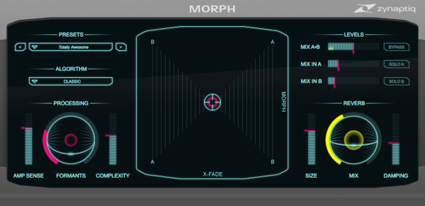 New Zynaptiq - Morph 3 - Real-Time Structural Audio Morphing AAX/AU/VST (Download/Activation Card)