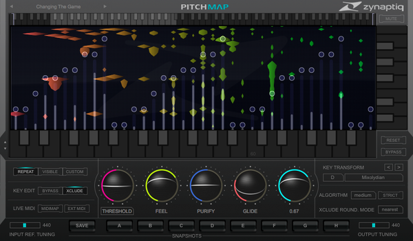 New Zynaptiq - PitchMap - Real-Time Pitch Correction AAX/AU/VST (Download/Activation Card)