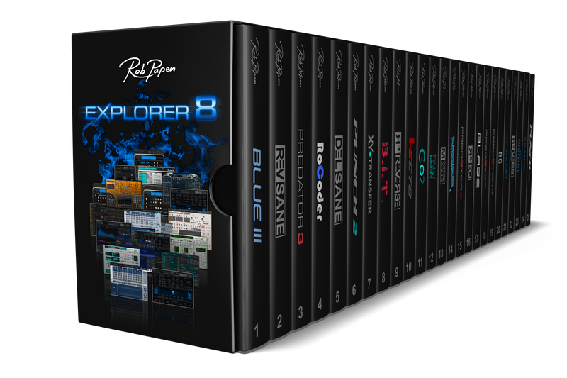 New Rob Papen eXplorer-8 Bundle  Software Mac/PC VST AU AAX - (Download/Activation Card)