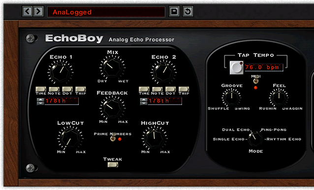New SoundToys EchoBoy Analog Echo Virtual Processor Plug-in Mac/PC Software
