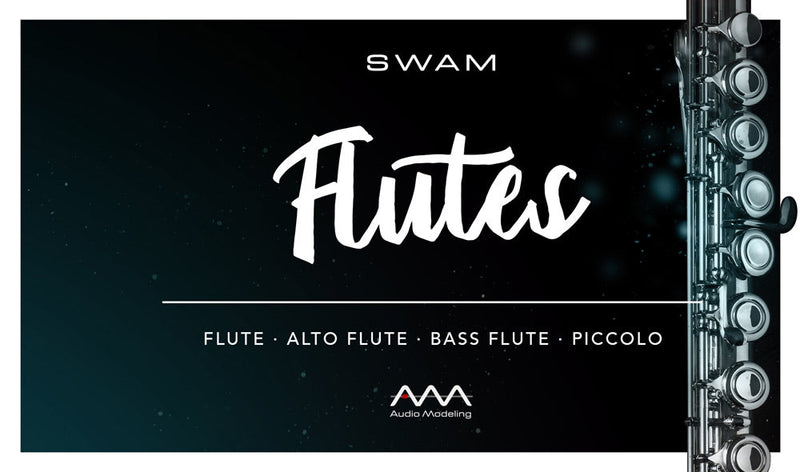 New Audio Modeling SWAM Flutes - Virtual Instrument Software Bundle VST, VST3, AAX AU (Download/Activation Card)