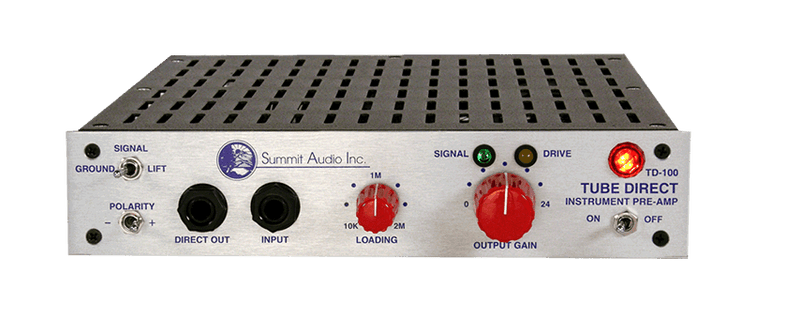 New Summit Audio TD-100 Vacuum Tube Instrument Preamp and Direct Box