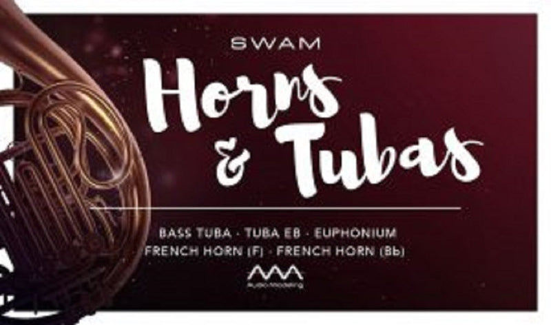 New Audio Modeling SWAM Solo Horns and Tubas - Virtual Instrument Software Bundle VST, VST3, AAX AU (Download/Activation Card)