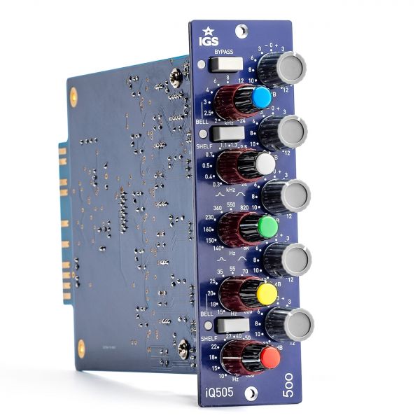 New IGS Audio iQ505 500 Series 5-Band Parametric Equalizer Module