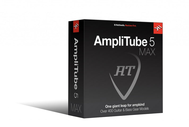 New AmpliTube 5 MAX - Ultimate guitar amp & FX modeling bundle with over 400 gear models AAX/VST/Mac/PC (Download/Activation Card)