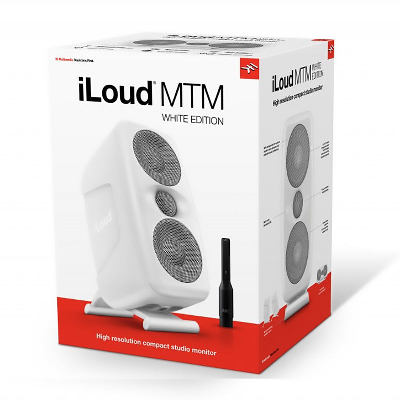 New IK Multimedia iLoud MTM High Resolution Compact Studio Monitor (Single, White)