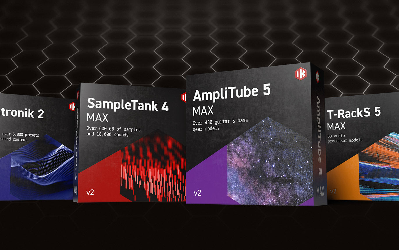 New IK Multimedia  Total Studio 4 MAX | MAXgrade | The Ultimate Collection of Authentic Sounds and Gear | Mac/PC | AU/AAX/VST | (Download/Activation Card)