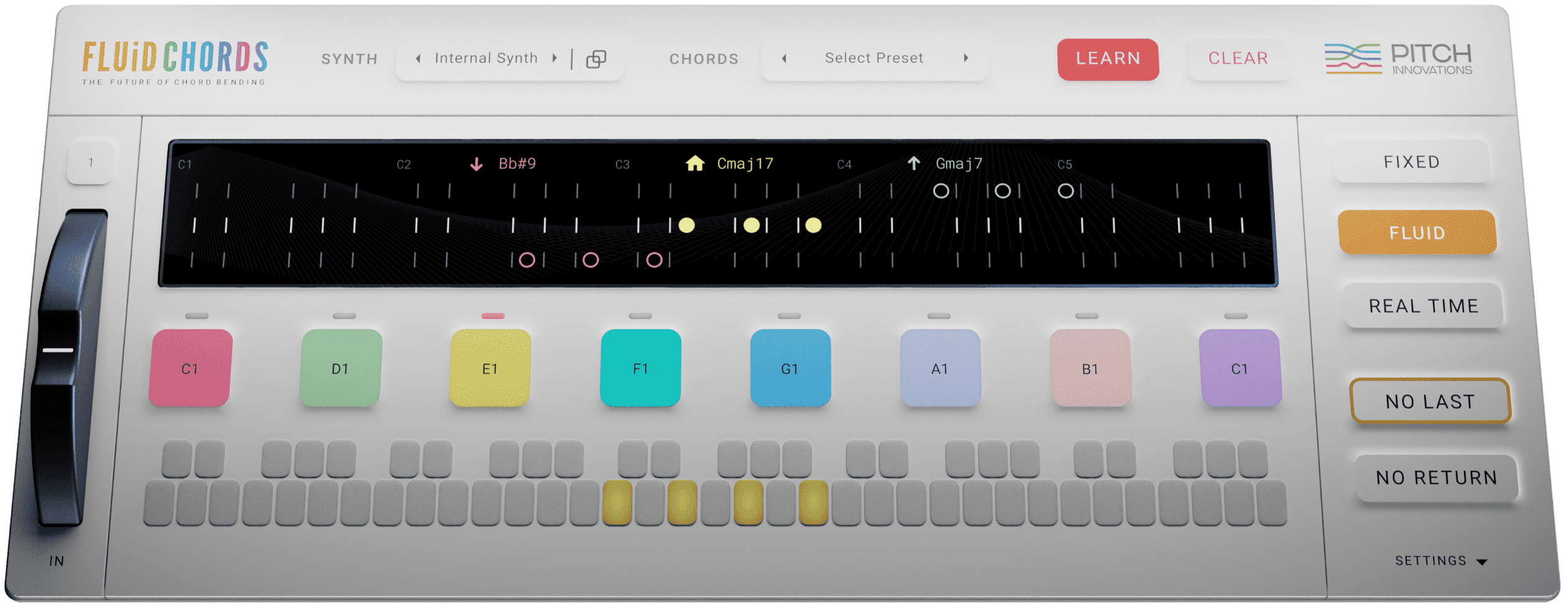 New Pitch Innovations Fluid Chords - The Ultimate Chord Bending System