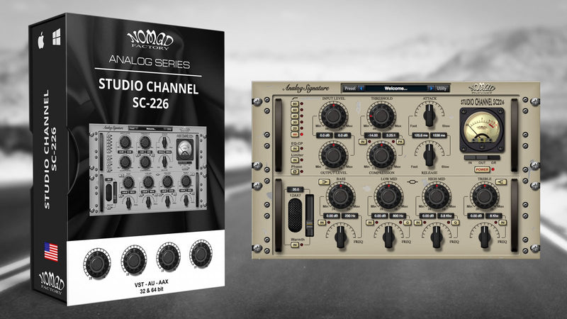 New Nomad Factory ASP Studio Channel SC-226 Software - AAX/VST/Mac/PC (Download/Activation)