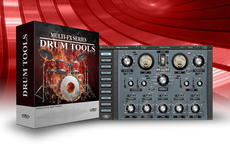 New Nomad Factory Drum Tools Software - AAX/VST/Mac/PC (Download/Activation)