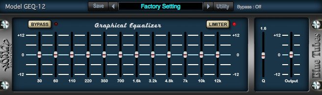 New Nomad Factory Blue Tubes Equalizer GEQ12 - AAX/VST/Mac/PC (Download/Activation)
