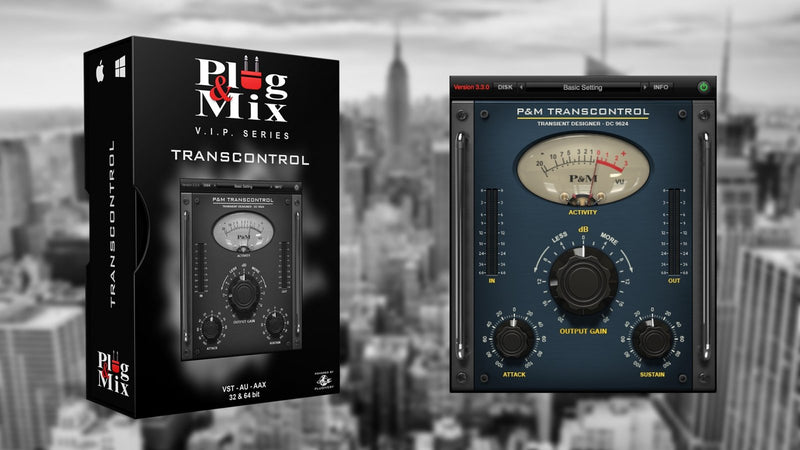 New Plug And Mix Transcontrol Software - AAX/VST/Mac/PC  (Download/Activation Card)