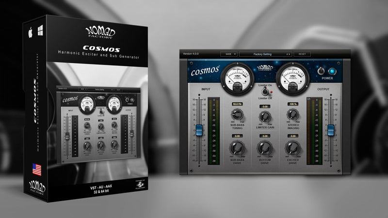 New Nomad Factory Cosmos Plugin Software - AAX/VST/Mac/PC (Download/Activation)