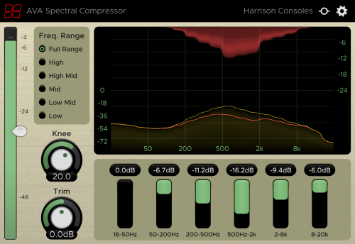Harrison Consoles AVA Spectral Compressor Software - (Download/Activation Card)