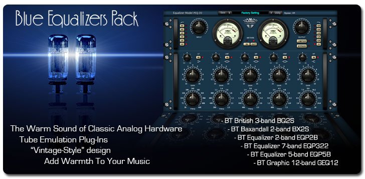 New Nomad Factory Blue Tubes Equalizers Pack - AAX/VST/Mac/PC (Download/Activation)