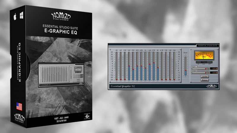 New Nomad Factory E Graphic EQ Software - AAX/VST/Mac/PC (Download/Activation)