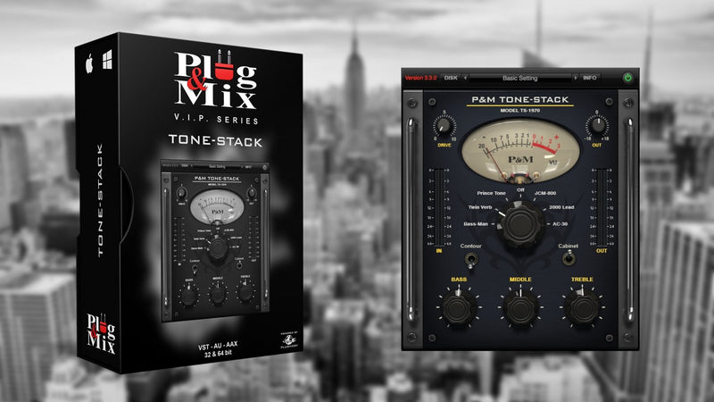 New Plug And Mix Tone-Stack Software - AAX/VST/Mac/PC (Download/Activation Card)