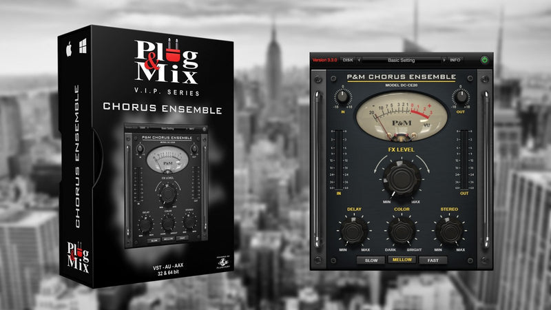 New Plug And Mix Chorus Ensemble Software - AAX/VST/Mac/PC (Download/Activation Card)