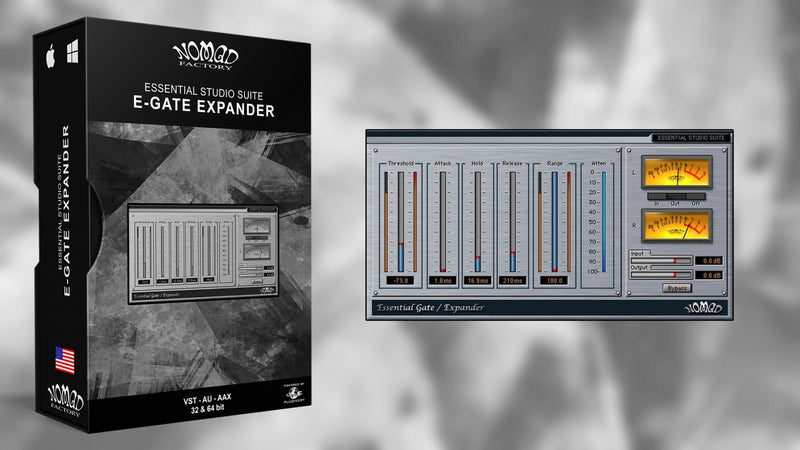 New Nomad Factory E-Gate Expander Software - AAX/VST/Mac/PC (Download/Activation)