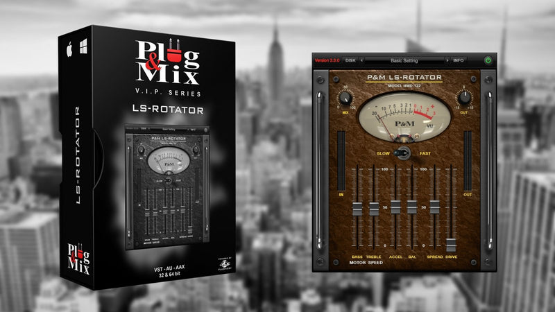 New Plug And Mix Ls Rotator Software - AAX/VST/Mac/PC  (Download/Activation Card)