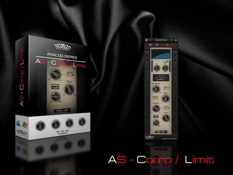 New Nomad Factory AS - Comp Limit Plugin Software - AAX/VST/Mac/PC (Download/Activation)