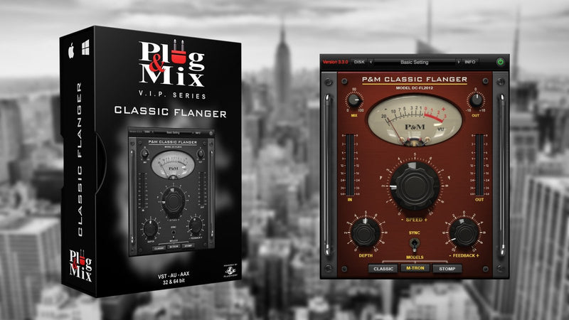 New Plug And Mix Classic Flanger Software - AAX/VST/Mac/PC  (Download/Activation Card)