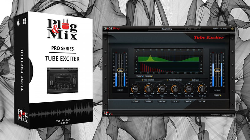 New Plug And Mix Tube Exciter Software - AAX/VST/Mac/PC (Download/Activation Card)