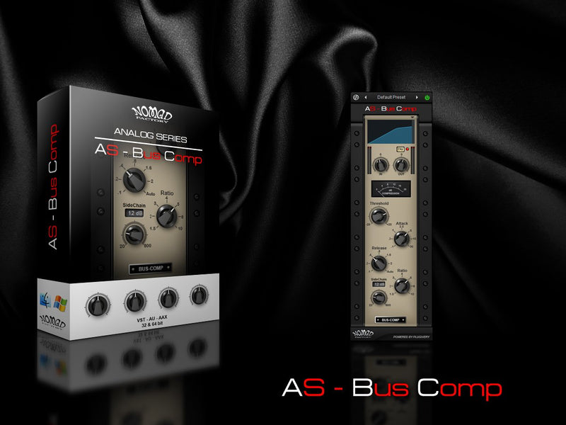 New Nomad Factory AS - Bus Comp Plugin Software - AAX/VST/Mac/PC (Download/Activation)