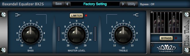New Nomad Factory Blue Tubes Equalizer BX2S - AAX/VST/Mac/PC (Download/Activation)