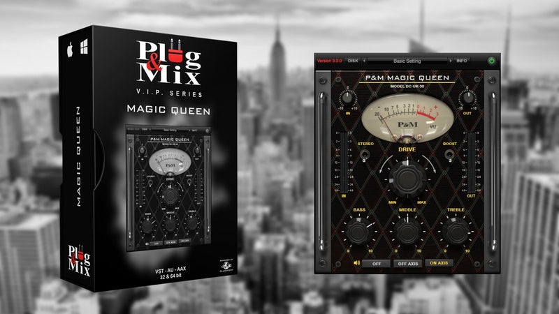 New Plug And Mix Magic Queen Software - AAX/VST/Mac/PC  (Download/Activation Card)