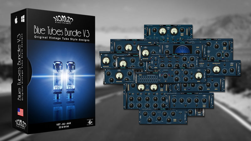 New Nomad Factory Blue Tubes Bundle V3 Software - AAX/VST/Mac/PC (Download/Activation)