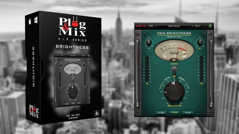 New Plug And Mix Brightness Software - AAX/VST/Mac/PC (Download/Activation Card)
