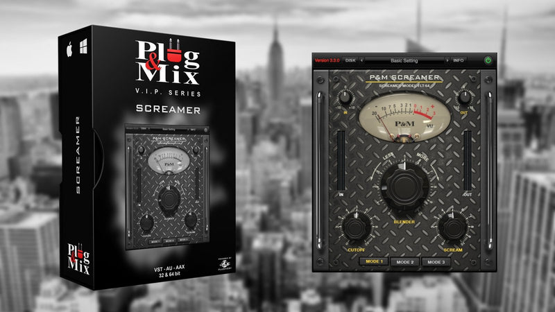New Plug And Mix Screamer Software - AAX/VST/Mac/PC  (Download/Activation Card)