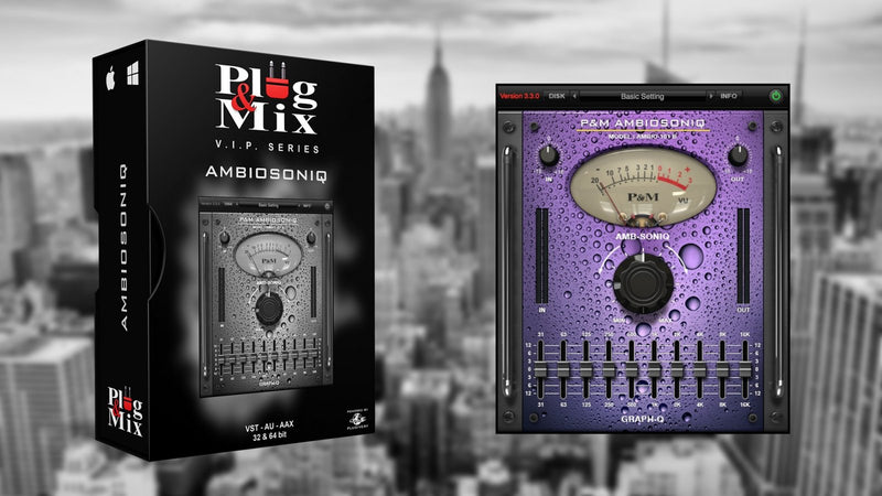 New Plug and Mix Ambiosoniq Software - AAX/VST/Mac/PC (Download/Activation Card)
