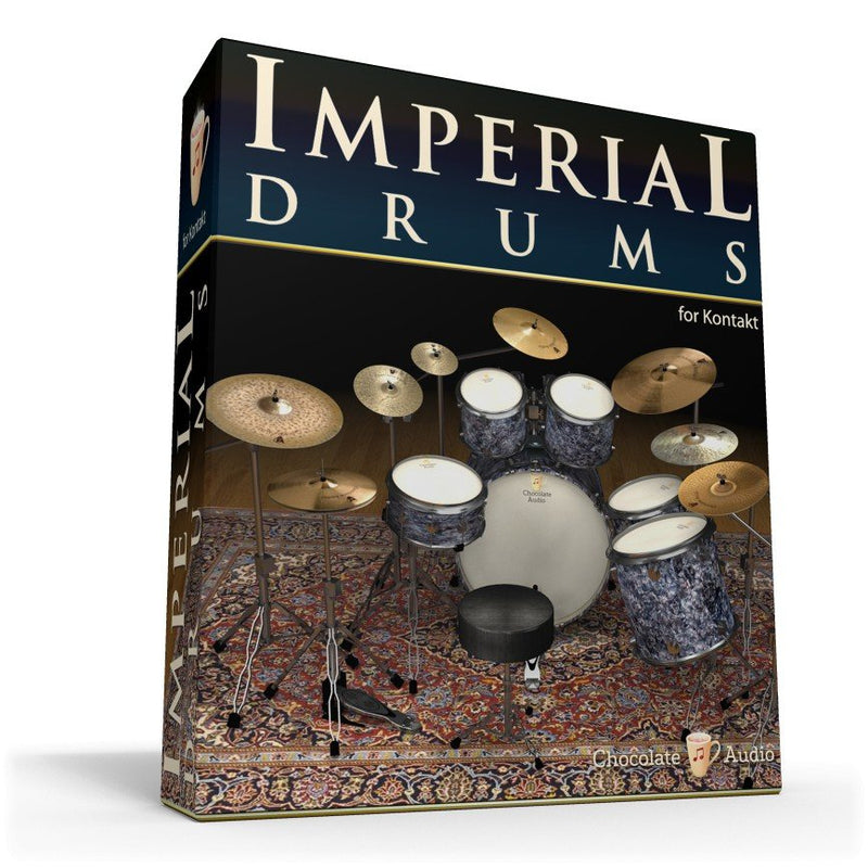New Chocolate Audio Imperial Drums For Kontakt Software AAX/VST/Mac/PC (Download/Activation Card)