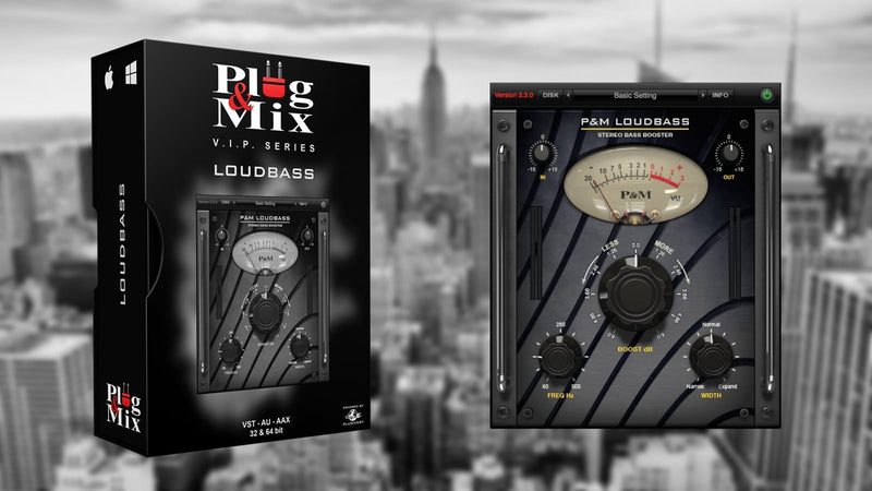 New Plug And Mix Loudbass Software - AAX/VST/Mac/PC (Download/Activation Card)