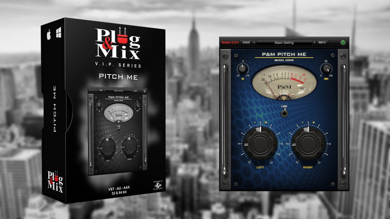 New Plug And Mix Pitch Me Software - AAX/VST/Mac/PC  (Download/Activation Card)